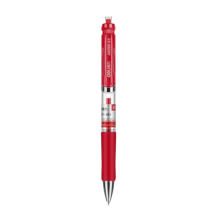 Gelinis rašiklis DELI S01, 0,5 mm, raudonas