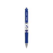 Gelinis rašiklis DELI S01, 0,5 mm, automatinis, mėlynas