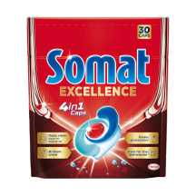 Indaplovių kapsulės SOMAT EXCELLENCE 4in1, 30 vnt.