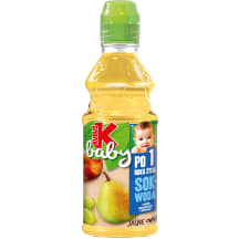 Obuolių, vynuogių ir kriaušių nektaras KUBUŠ BABY, 1 metai +, 0,3 l