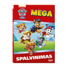 Spalvinimo knyga ŠUNYČIAI PATRULIAI. MEGA SPALVINIMAS, 3-6 m.