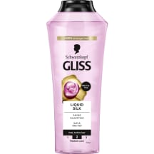 Plaukų šampūnas SCHWARZKOPF GLISS LIQUID SILK, 400 ml