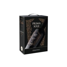 Raudonasis pusiau sausas vynas PRIMASOLE PRIMITIVO, 13,5 %, 3 l