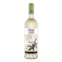 Baltasis pusiau saldus vynas GRAN CASTILLO BARCELONA SAUVIGNON BLANC, 11 %, 0,75 l
