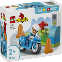 Konstruktorius LEGO Mėlynas Policijos Motociklas 10471