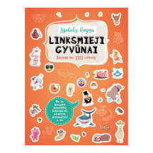 Knyga LIPDUKŲ KNYGA. LINKSMIEJI GYVŪNAI (DAUGIAU NEI 1000 LIPDUKŲ)