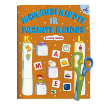 Knyga MOKAUSI KIRPTI IR PAŽINTI RAIDES 4-5M.
