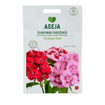 Šiurpinių gvazdikų sėklos ASEJA TALL DOUBLE MIXED, 2 g, 40-0046 (C)