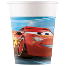 Popieriniai puodeliai CARS FSC, 200 ml, 8 vnt.