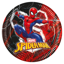 Popierinės lėkštės SPIDER-MAN FSC, 23 cm, 8 vnt.