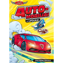 Spalvinimo knyga Rasa Dagienė AUTOMOBILIAI. TURBOMOTORAI. SPALVINIMO KNYGELĖ, 3-6 m.
