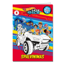 Spalv. kn. HOT WHEELS. SP. SU LIPDUKAIS