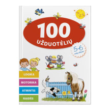 Knyga 100 UŽDUOTĖLIŲ 5-6 METŲ VAIKAMS