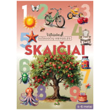Spalv. knyga SKAIČIAI. VILKIUKO UŽD. KN.