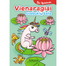 Spalvinimo knyga Andrius Gruzdaitis VIENARAGIAI. STEBUKLŲ ŠALIS. SPALVINIMO KNYGELĖ, 3-6 m.