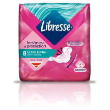 Higieniniai paketai LIBRESSE INVISIBLE SUPER, 8 vnt.