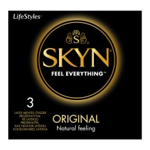 Prezervatyvai LIFESTYLES SKYN, 3 vnt.