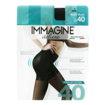 Moteriškos pėdkelnės IMMAGINE BODY PLUS 40, NERO, 4 dydis