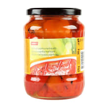 Keptos marinuotos paprikos RIMI, 670 g / 395 g