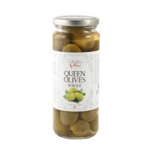 Žaliosios QUEEN alyvuogės SELECTION BY RIMI su kauliukais, 345 g / 200 g