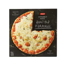 Šaldyta keturių sūrių pica RIMI QUATTRO FORMAGGI, 570 g