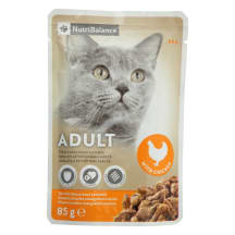 Kačių ėdalas vištien. NUTRIBALANCE, 85g