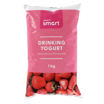 Braškių skonio geriamasis jogurtas RIMI SMART, 1 kg