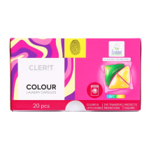 Skalbimo kapsulės CLERIT COLOR, 20 vnt.