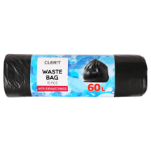 Šiukšlių maišai su virvele 60L, 15 vnt.