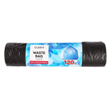 Šiukšlių maišai su virvele 120L, 10 vnt.