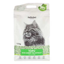 Kraikas katėms su žaliosios arbatos ekstraktu PET PERFECT TOFU, 2,5 kg