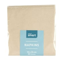 Servetėlės RIMI SMART, 33 x 33 cm, 50 vnt. ruda