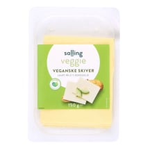 Veganiškos sūrio skonio riekelės SALLING VEGGIE pasterizuotos, 150 g