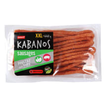 Paukštienos ir kiaulienos dešrelės RIMI KABANOS, II r., 440 g