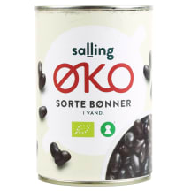 Ekologiškos juodosios pupelės SALLING EKO, 420 / 252 g