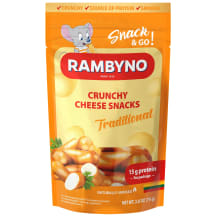Lydytas rūkytas sūrio užkandis RAMBYNO natūralus, 45 % riebumo, s.m., fas. 75 g