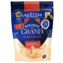 Kietasis sūris ROKIŠKIO GRAND, 37 % rieb., brandintas 24 mėn., 100 g