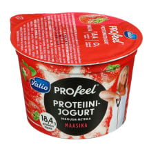 Baltyminis jogurtas su braškėmis ir saldikliais VALIO PROFEEL, 0,7 % rieb., 200 g
