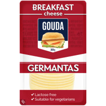 Pjaustytas sūris GERMANTAS GOUDA, 45 % rieb., 300 g
