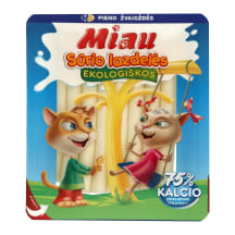 Ekologiškos sūrio lazdelės MIAU, 40 % rieb.s.m., 90 g