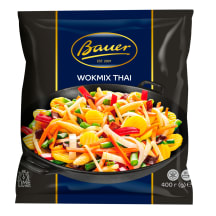 Tailandietiškas daržovių mišinys BAUER WOK THAI, šaldytas, 400 g