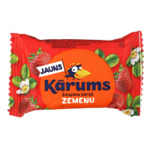 Glaist. varškės sūrelis NYKŠTUKAS PINK VELVET su braškėmis, 23,5 % rieb., 45 g