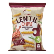 Bekono skonio raud.lęšių traškučiai OHO, 100 g