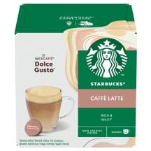Kavos kaps. STARBUCKS CAFFE LATTE, 12 x 10.1 g