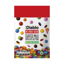Pieninio šokolado dražė DIABLO, 40 g