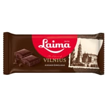 Juodasis šokoladas LAIMA VILNIUS, 90 g