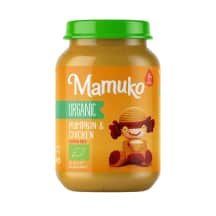 Ekol. moliūgų ir vištienos košė MAMUKO, 190 g