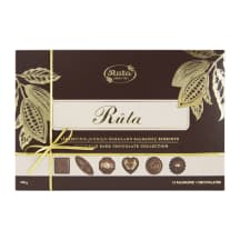 Juod. šokolado saldainių rinkinys RŪTA, 160 g