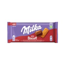 Šokol. su karam. saus. gab. MILKA BISC., 90 g