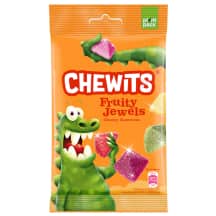 Rūgštūs saldainiai CHEWITS JEWELS, 125 g